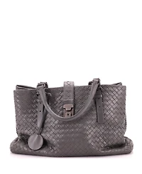 Pre-Owned Bottega Veneta Medium Roma Bag Intrecciato Nappa