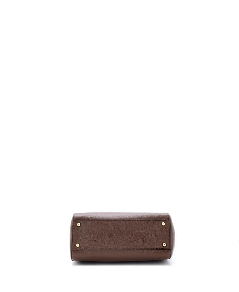 Pre-Owned Dolce and Gabbana Medium Miss Sicily Bag Leather