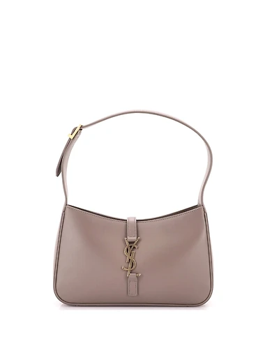 Pre-Owned Saint Laurent Small Le 5 a 7 Hobo Leather