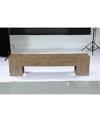 Tribesigns Tv Stand, Farmhouse Entertainment Center with Storage