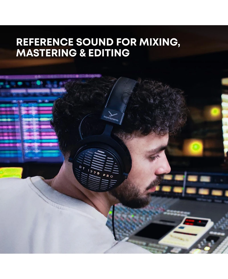 Beyerdynamic - Dt 1990 Pro Mkii Premium Tesla Studio Headphones for Mixing, Mastering and Editing (Open)