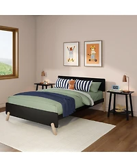 Max & Lily Mid-Century Modern Panel Bed