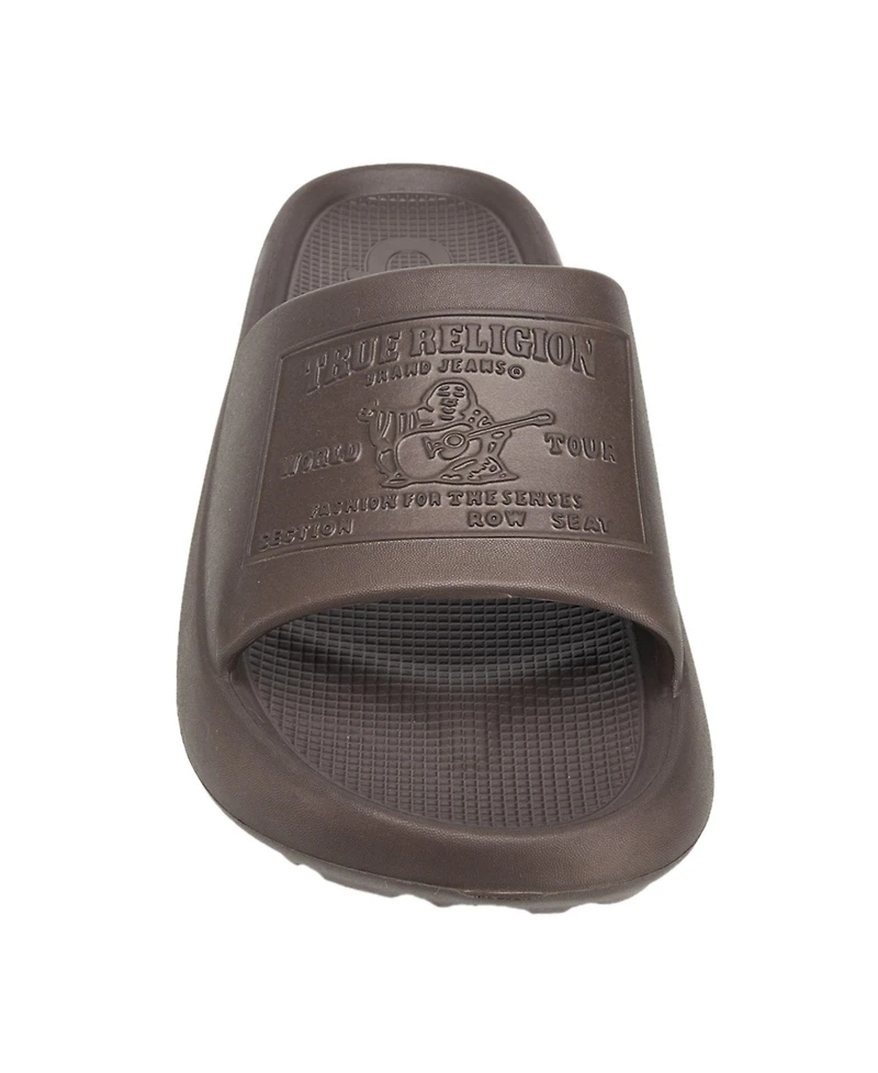 True Religion Men's Wayne Logo Slide
