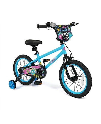 Sugift 16" Kids' Bike with Detachable Training Wheels and Adjustable Saddle, Ages 3-8