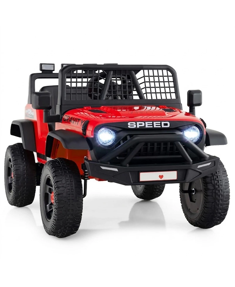 Sugift 24V Kids Ride-On Car with Parent Remote Control and Music, Ages 3+