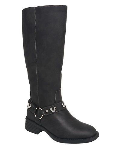 True Religion Women's Kehlani Bling Logo Boot