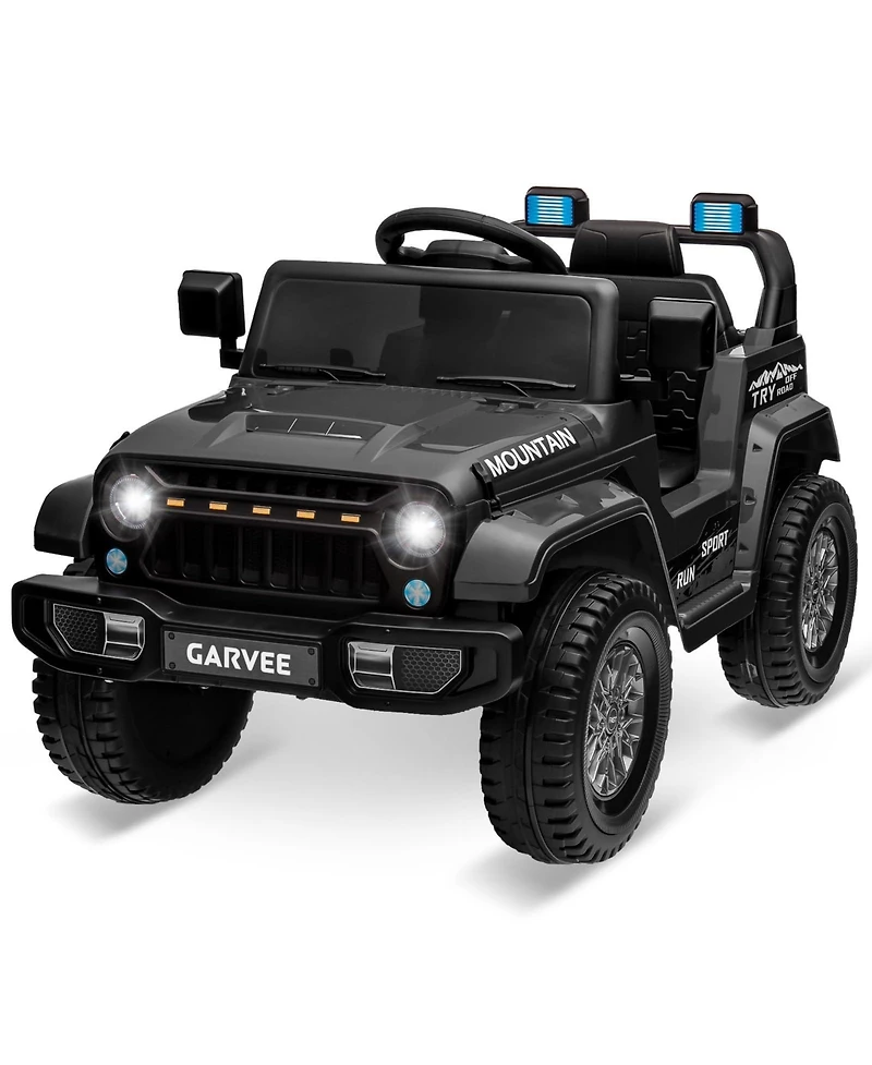 homfan 12V Twin-Motor Remote-Control Rechargeable Ride-On Truck, 66 lbs Capacity, Ages 3–5