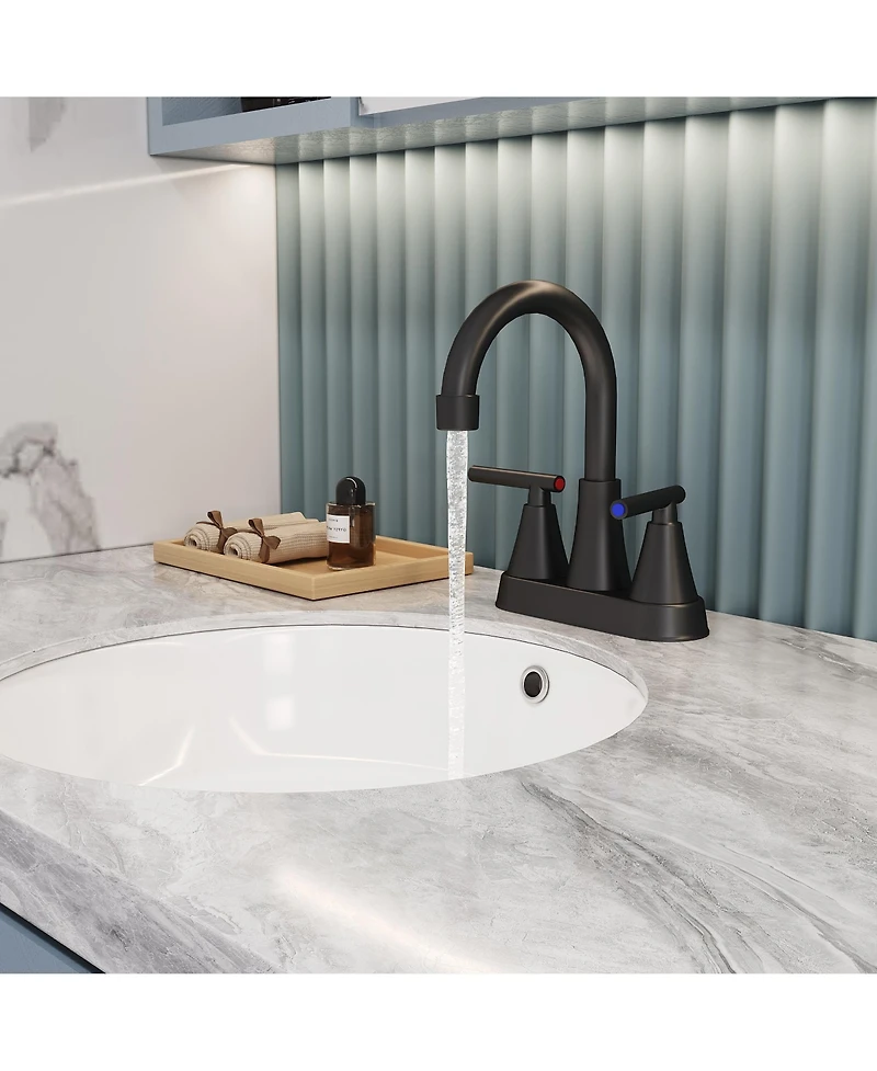 Busdays Bothwa Home 7.86 Inch Cupc Certified 2 Handle Bathroom Sink Faucet