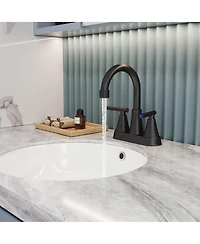 Busdays Bothwa Home 7.86 Inch Cupc Certified 2 Handle Bathroom Sink Faucet