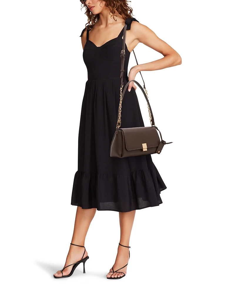 Anne Klein Convertible Flap Small Shoulder Handbag