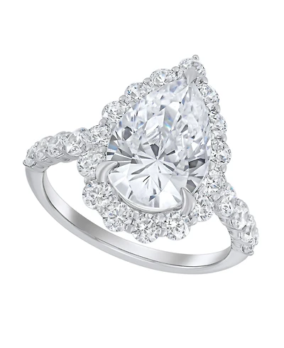 Macy's Igi Certified Lab-Grown Diamond Ring (4-1/2 ct. t.w.) in 14k White Gold