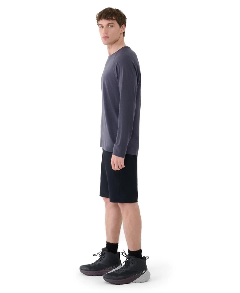 4F Men's Quick-Dry Trekking Long Sleeve Tee Crewneck Fit