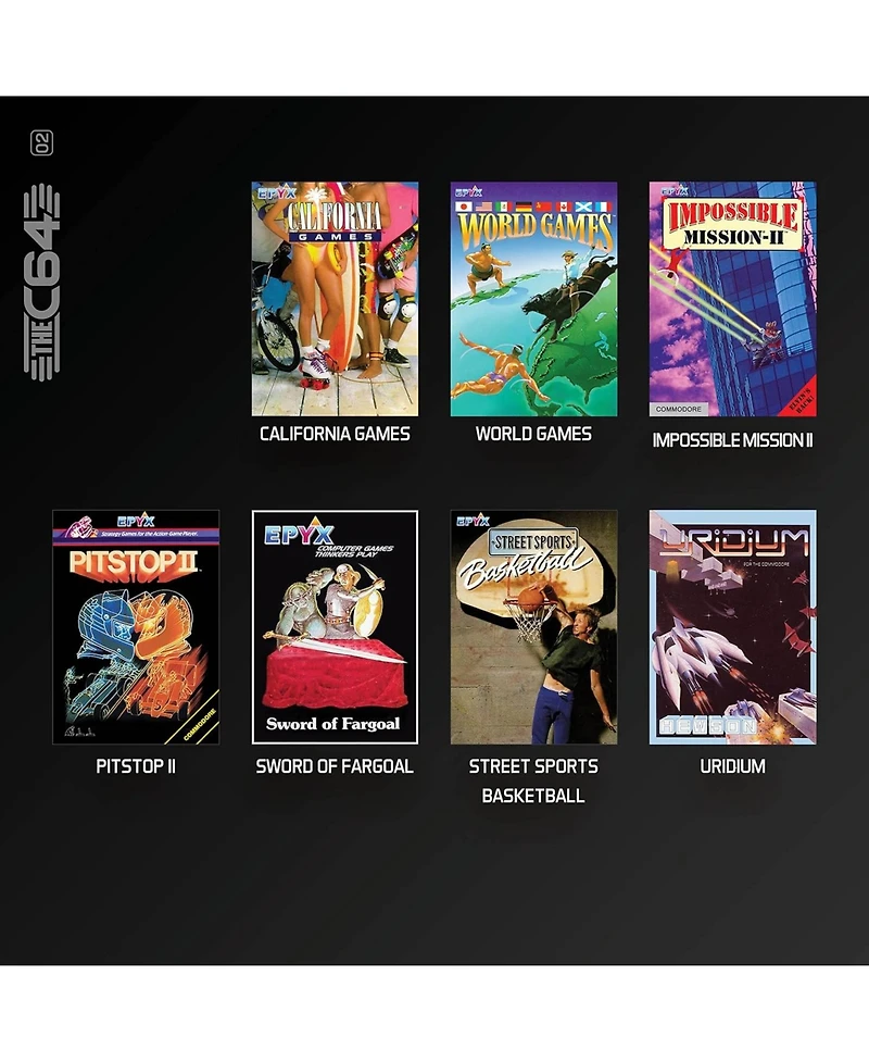 Blaze Entertainment C64 Cartridge 2 Retro Arcade Evercade