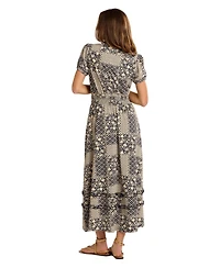 Brakeburn Women's Katerina Printed Maxi Dress