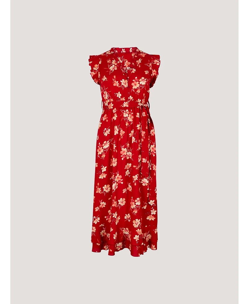 Apricot Women's Rock Cress Floral Ditsy Midi Dress