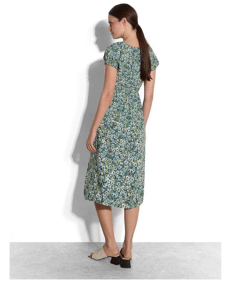 Apricot Women's Milkmaid Midi Dress