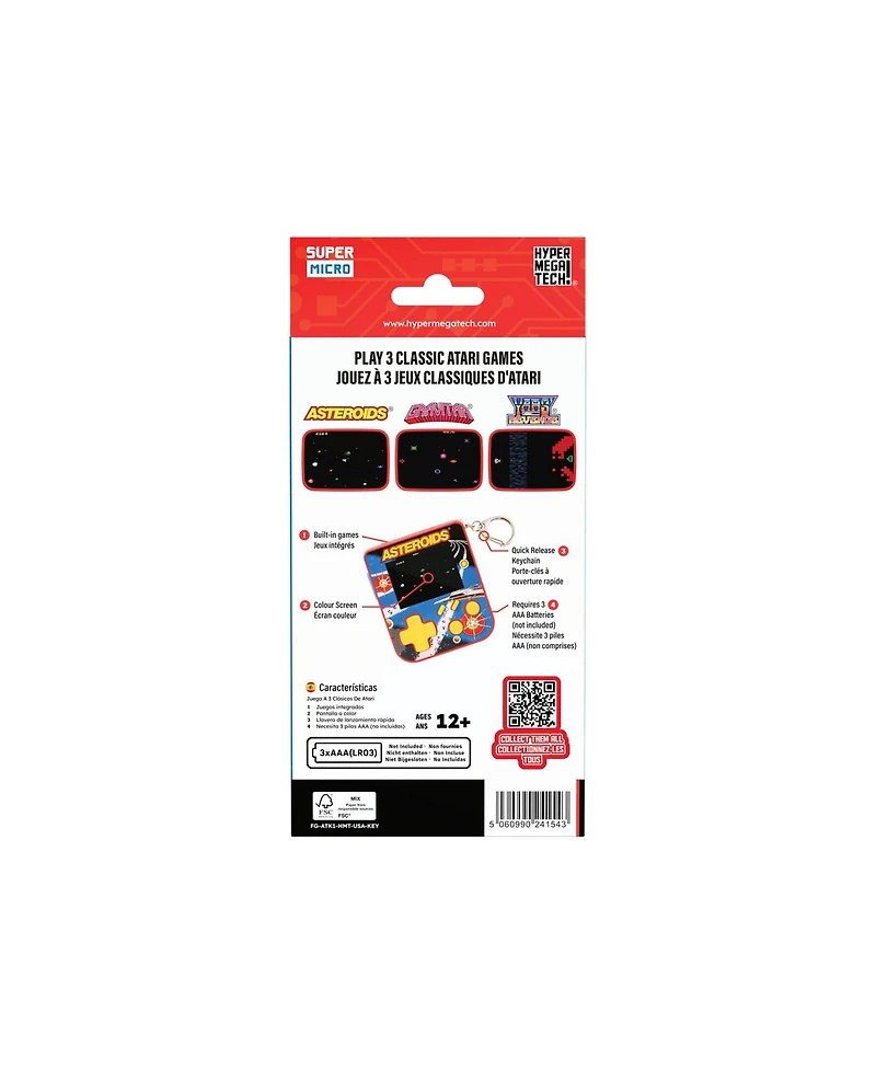 Blaze Entertainment HyperMegaTech Atari Asteroids Keychain