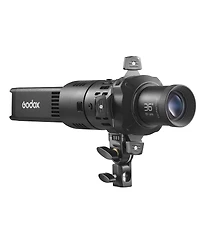 Godox RS100Bi Bi-Color Led Video Light Kit with SP36K Projection Attachment, 2800K-6500K, Built-In Battery, Nfc App Pairing, Dmx, Godox S-Mount