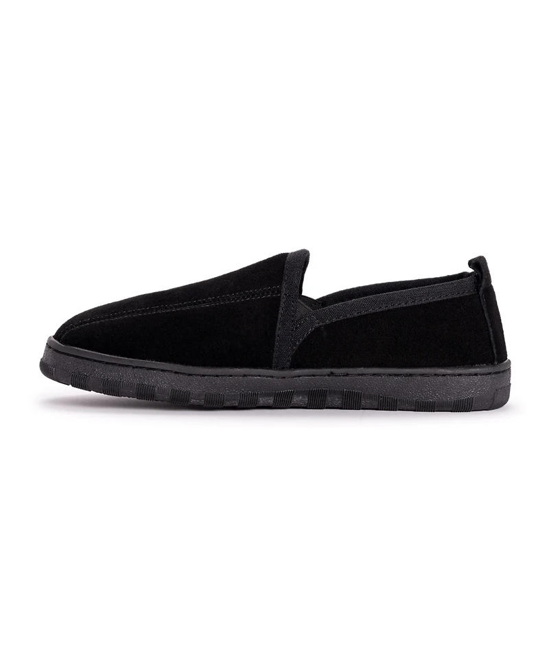 Muk Luks Men's Eric Genuine Suede Slip On Slippers