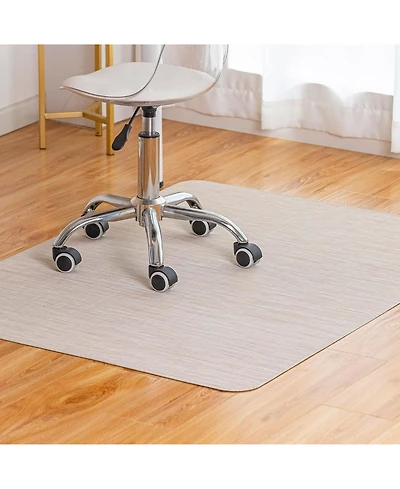 Danrong Heavy Duty Non Slip Office Chair Mat For Hardwood Floors Smooth Silent Glide Protector