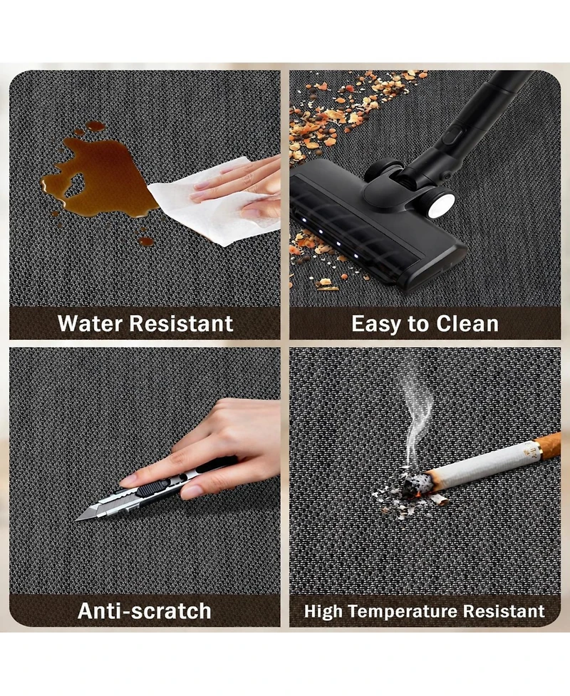 Danrong Heavy Duty Pvc Office Chair Mat Non-Slip Hard Floor Protector Rug