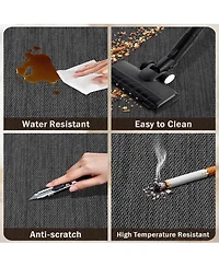 Danrong Heavy Duty Pvc Office Chair Mat Non-Slip Hard Floor Protector Rug