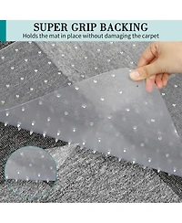 Danrong Office Chair Mat For Carpeted Floors Thick Sturdy Protector Easy Glide Home Gaming