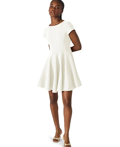 Steve Madden Women's Boat Neck Short Dress