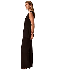 Calvin Klein Women's High-Waist Straight-Leg Pull-On Pants