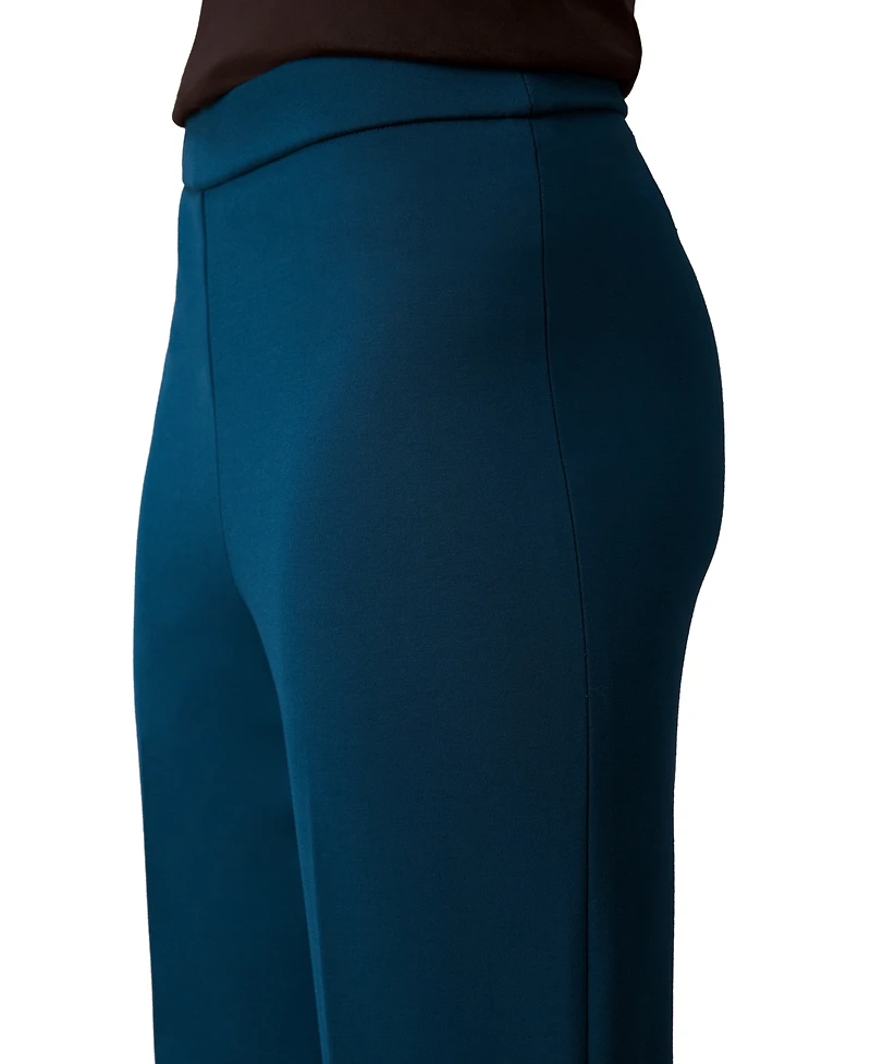 Calvin Klein Women's High-Waisted Pull-On Bootcut Pants