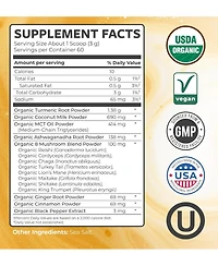 Pure Co Golden Milk Turmeric Drink Mix Powder