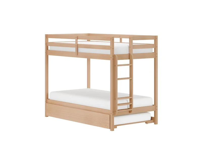 Grain & Grove Bear Plywood Twin/Twin with Trundle