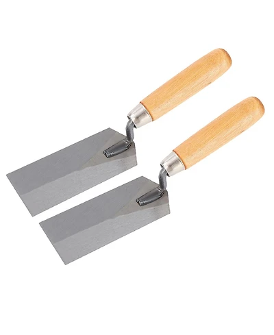 Xdovet Steel Masonry Margin Trowel Wooden Handle Bricklaying Concrete Tool