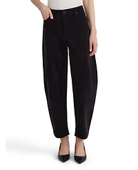 Jones New York Women's Lexington Mid-Rise Barrel Corduroy Pants