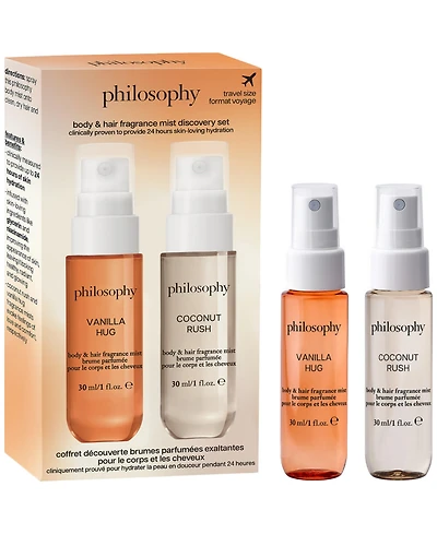 philosophy 2-Piece Body & Hair Fragrance Mist Spray Discovery Set