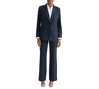 Jones New York Petite 1-Button Notch Double-Breasted Blazer