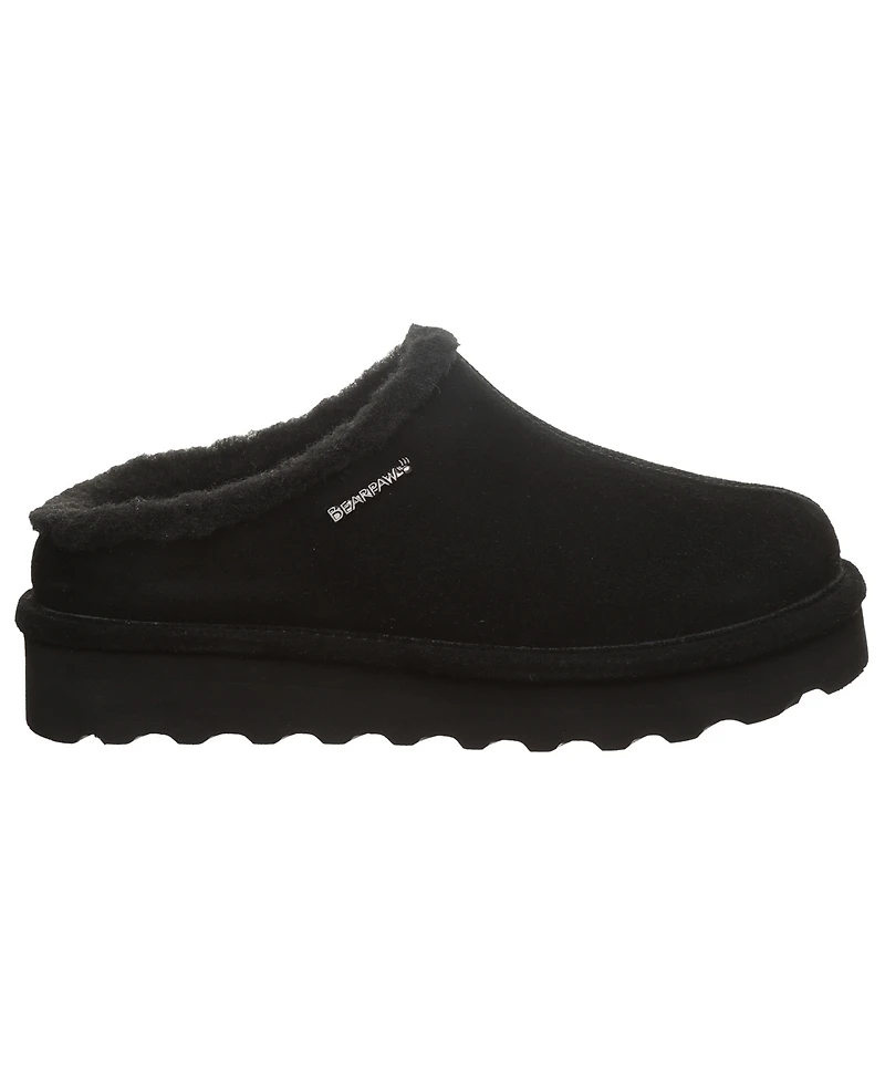 Bearpaw Women's Izzy Platform Suede Slip-On Clogs