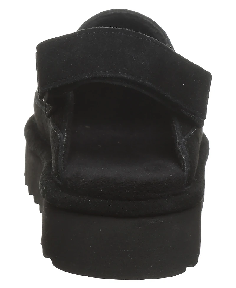Bearpaw Women's Brooke Platform Suede Slip-On Clogs