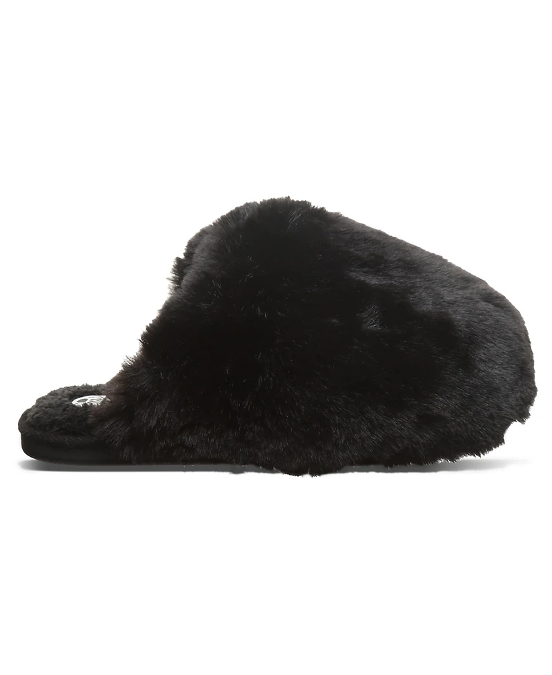 Bearpaw Women's Silkie Faux Fur Plush Slip-On Slippers