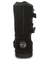Bearpaw Women's Zaria Ribbon Bow Detail Mid Calf Boots