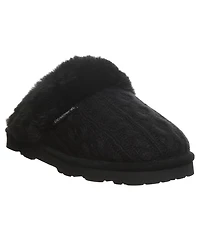 Bearpaw Women's Rumie Cable Knit Slip-On Slippers