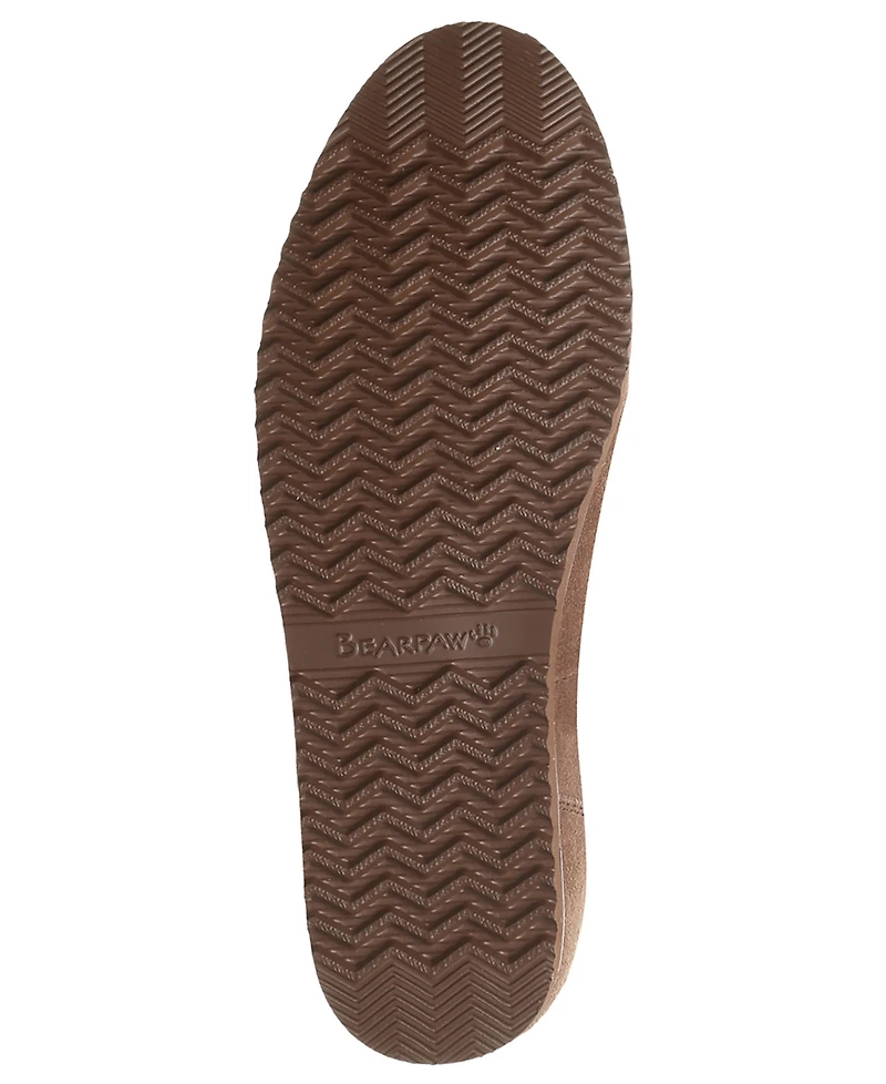 Bearpaw Women's Delphi Faux Fur Trim Ballet Flats