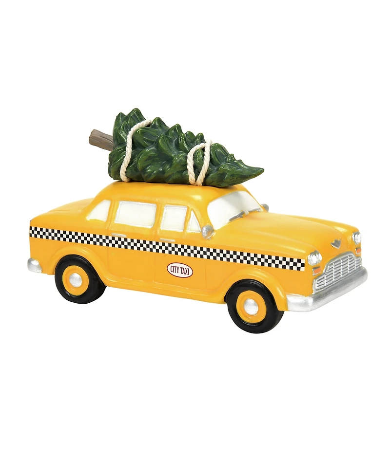 Department 56 Christmas in the City Hailing Christmas Cab Figure