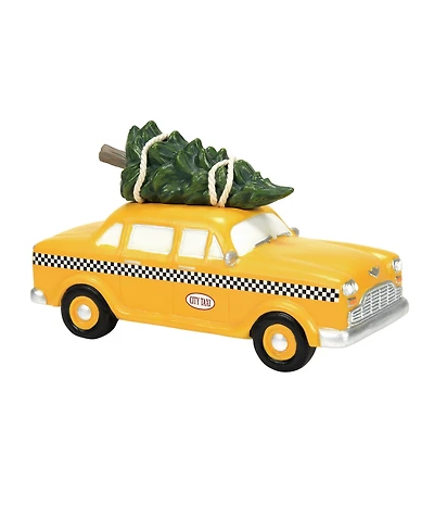Department 56 Christmas in the City Hailing Christmas Cab Figure