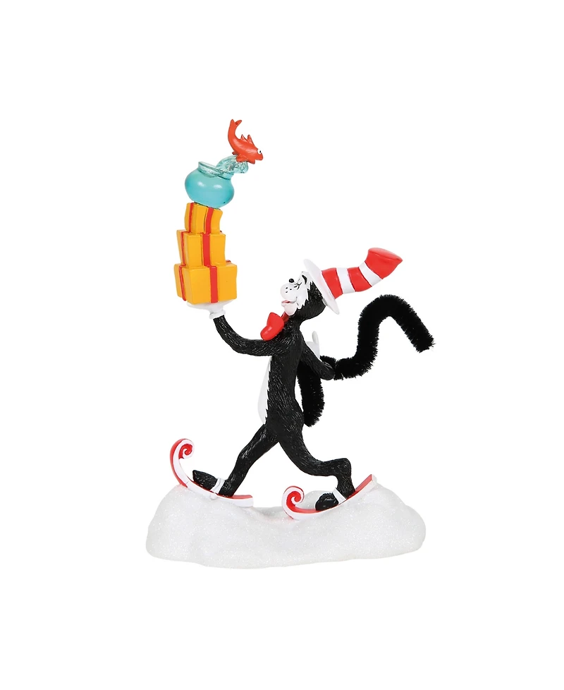 Department 56 Grinch Village Looking' Dapper Cat In The Hat Figure
