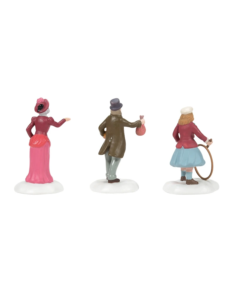 Department 56 Dickens Village Friends & Neighbors Figures, Set of 3