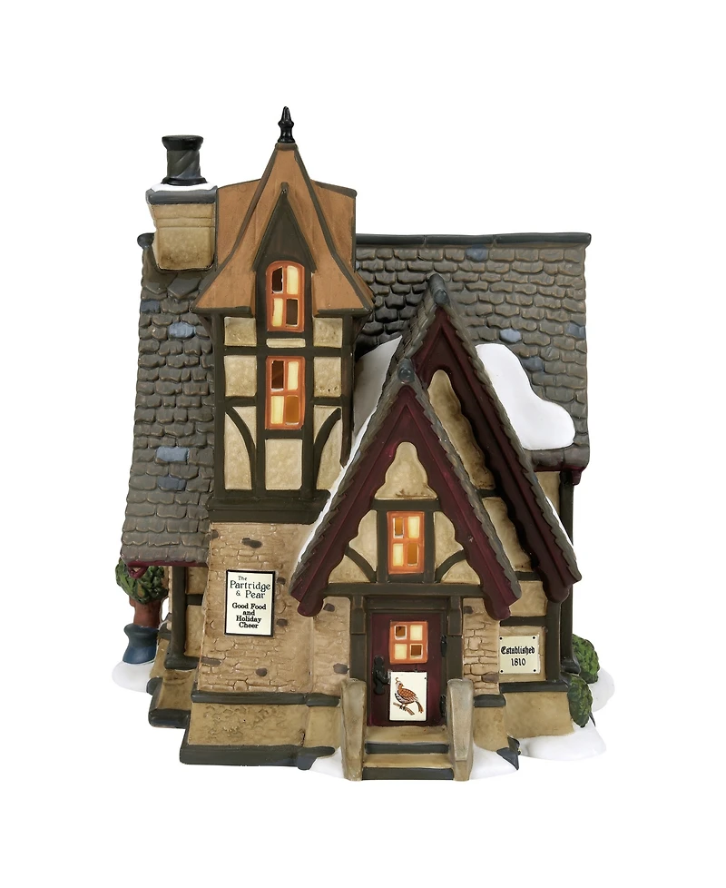 Department 56 Dickens Village The Partridge Pear Light-Up Building Figurine