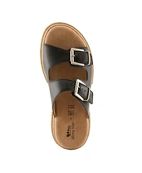 Spring Step Women's Marbello Wedge Sandal with Buckle Closure