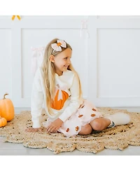 Sweet Wink Toddler Girls Coquette Pumpkin Sweater