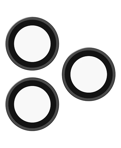 Zagg Glass Elite Tempered Glass 3-Piece Camera Lens Protection Rings, Compatible with Apple iPhone 15 Pro, 16 Pro, and 17 Pro